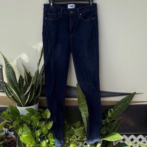 PAIGE Women's Midnight Blue Skinny Jeans
